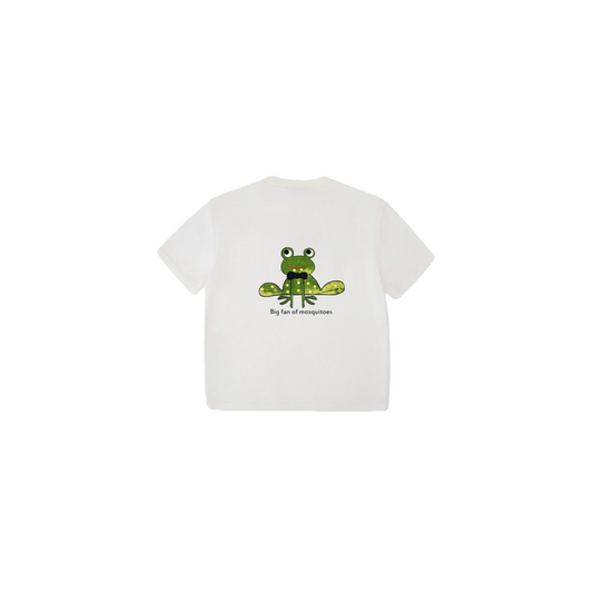 Unisex Kids Frog Graphic T-Shirt | Oversized Cotton Tee