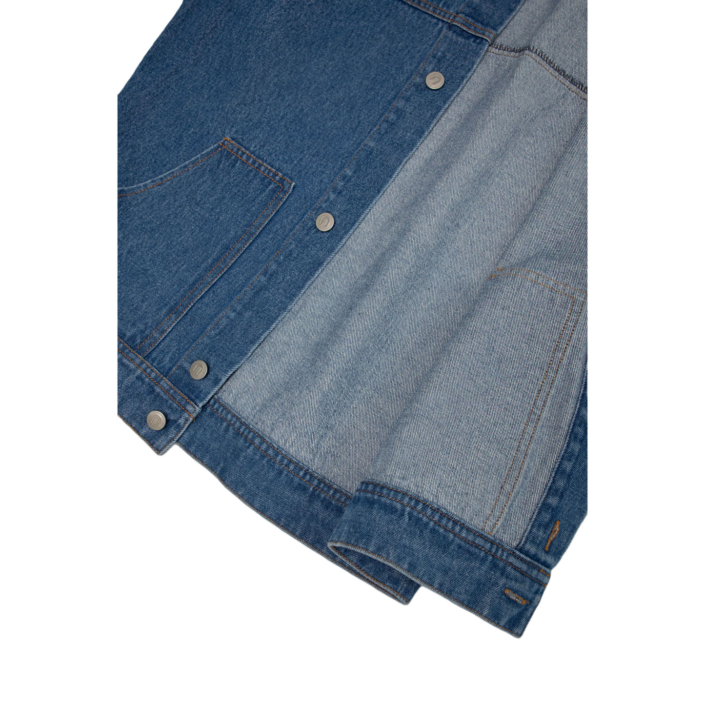 Extreme close-up of the 100% combed washed cotton fabric, showing the soft yet durable texture.