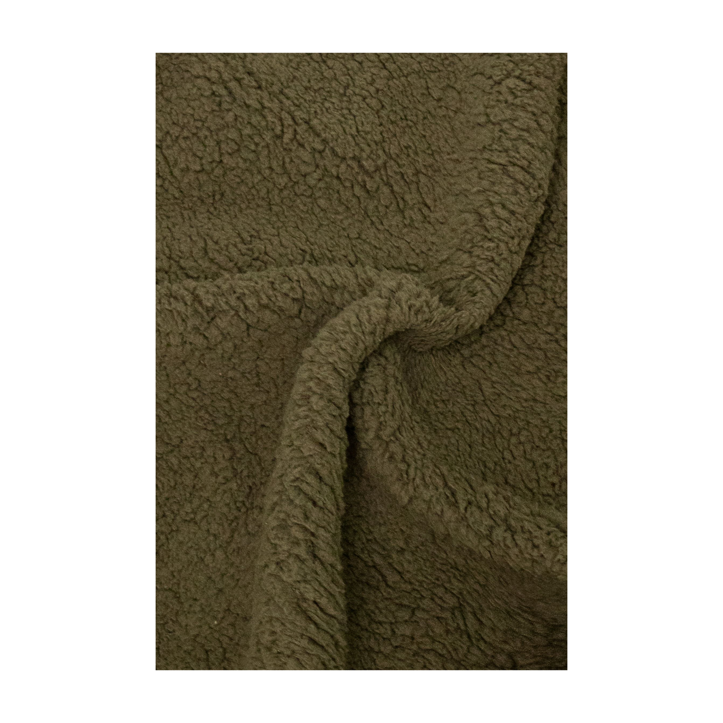 Texture detail of soft anti-pilling sherpa cotton fleece, premium thermal insulation by Ogender.
