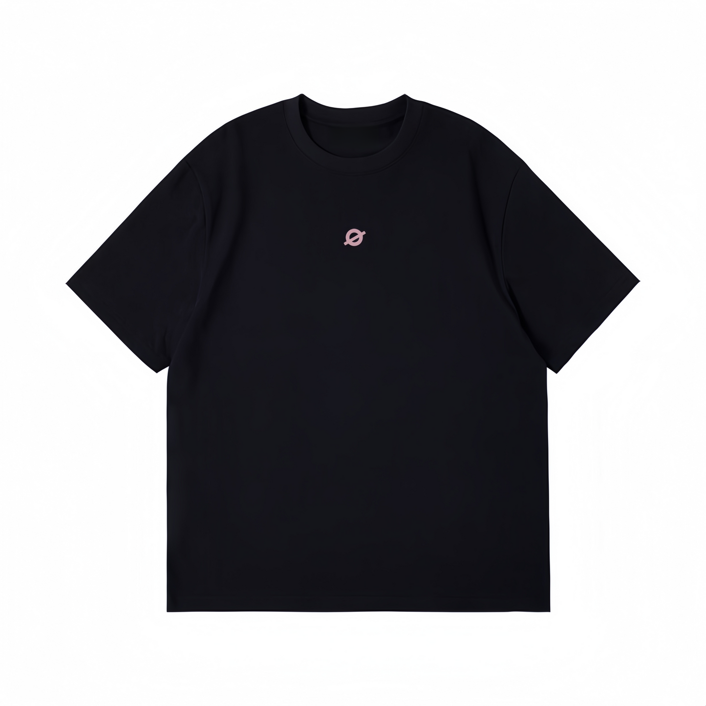 ØGENDER black oversized streetwear t-shirt, 100% premium cotton tee with "Ø" minimalist branding.