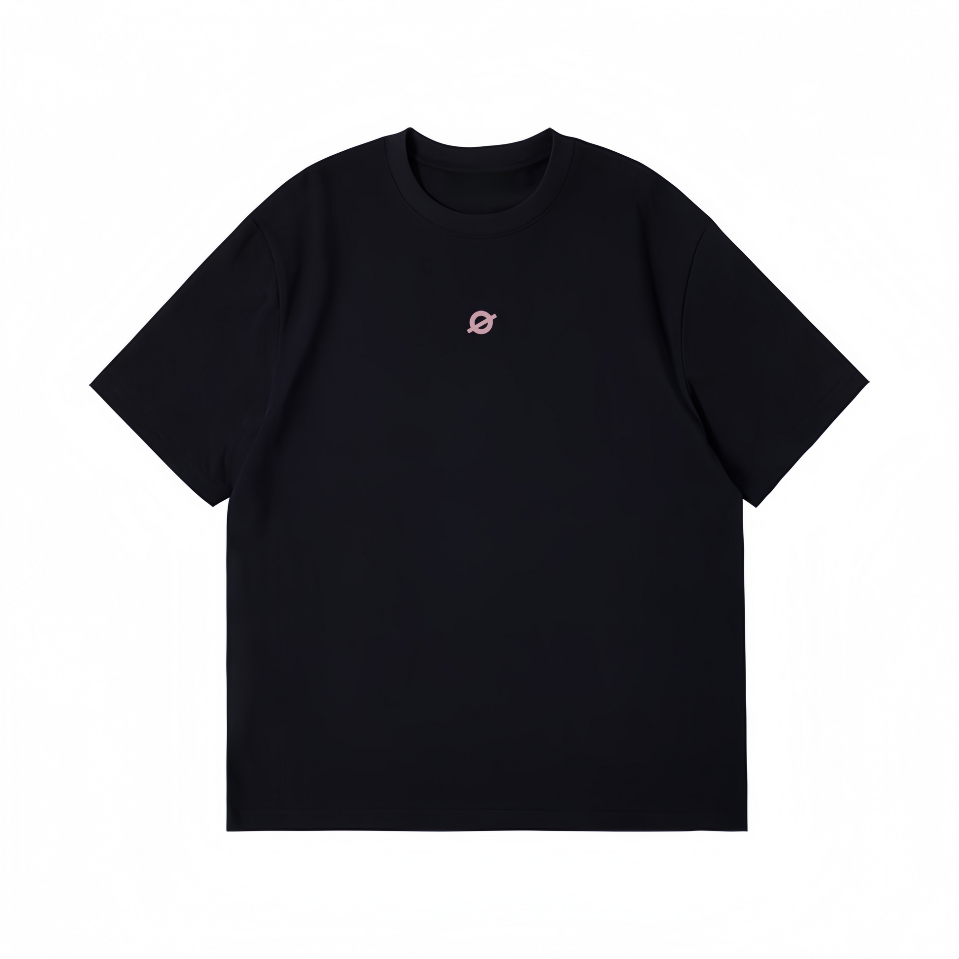ØGENDER black oversized streetwear t-shirt, 100% premium cotton tee with "Ø" minimalist branding.