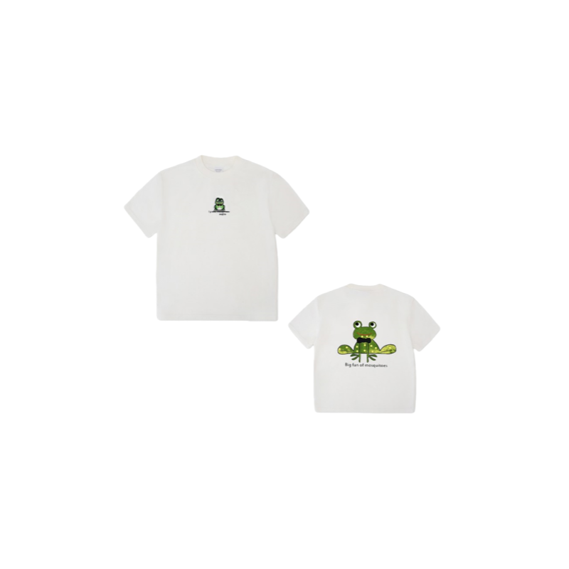 Unisex Kids Frog Graphic T-Shirt | Oversized Cotton Tee