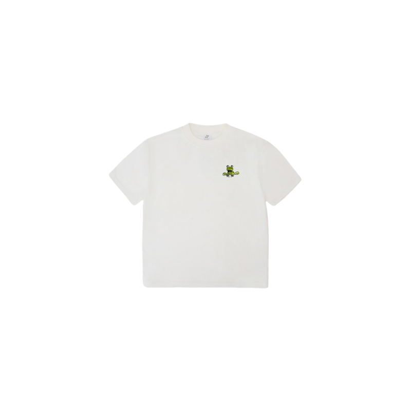 Unisex Kids Frog Graphic T-Shirt | Oversized Cotton Tee