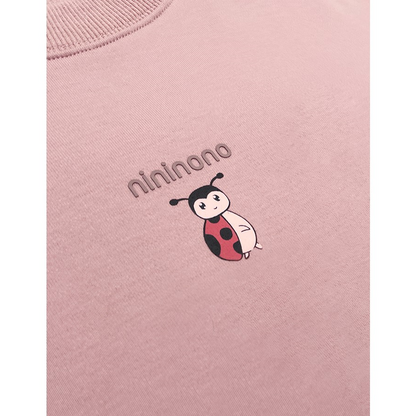 Unisex Kids Ladybird Graphic T-Shirt | Oversized Cotton Tee