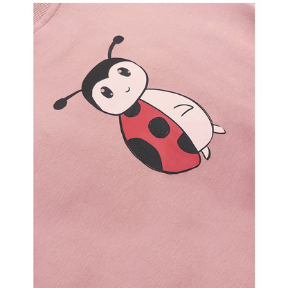 Unisex Kids Ladybird Graphic T-Shirt | Oversized Cotton Tee