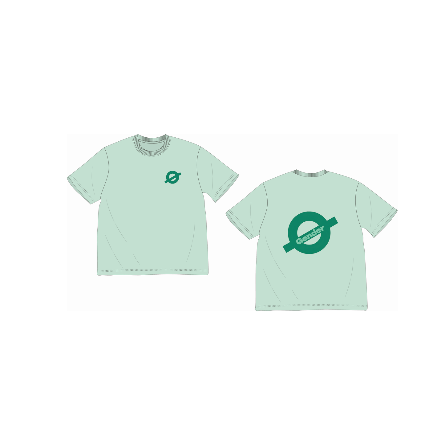 Unisex Oversized Logo Tee | Premium Cotton T-Shirt