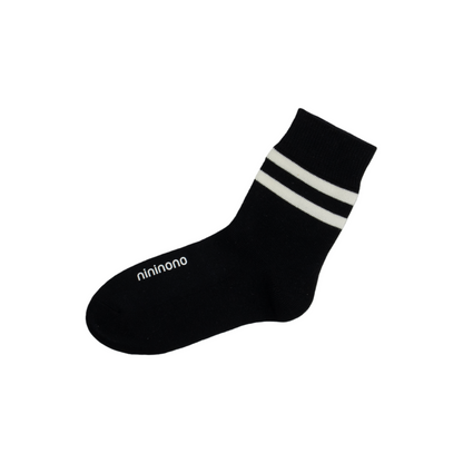 Kids Daily Cotton Socks | Athletic Stripes & Solid Colors