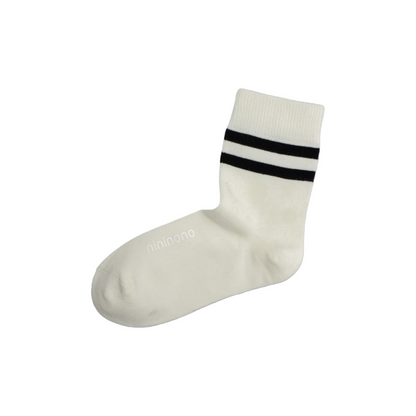 Kids Daily Cotton Socks | Athletic Stripes & Solid Colors