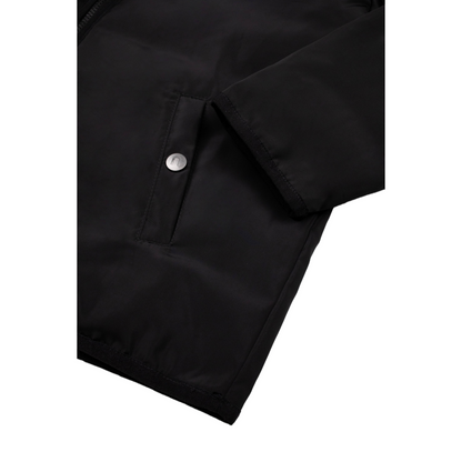 Close-up of the elasticated sleeve cuffs designed for wind protection and a secure fit.