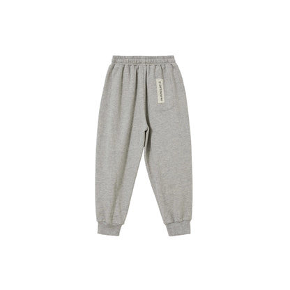 Back view of Light Grey joggers, perfect for everyday active wear.