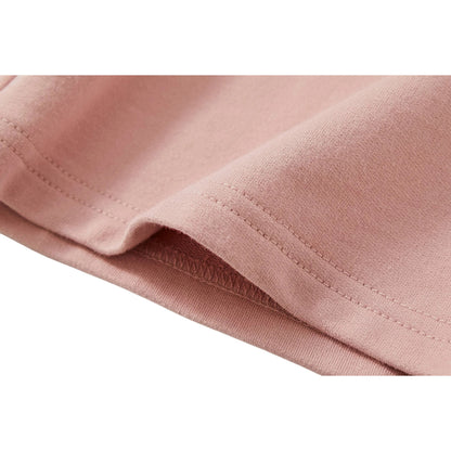 Detailed stitching and clean hem finish of the 230 GSM cotton sweat shorts.