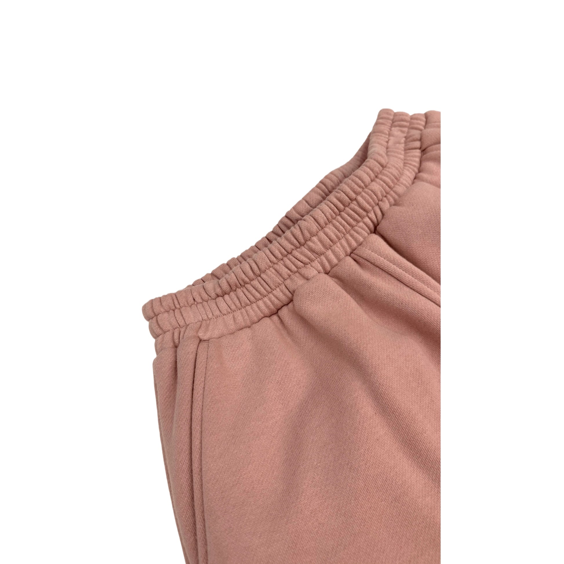 Close-up of the thick elastic waistband and high-density stitching.