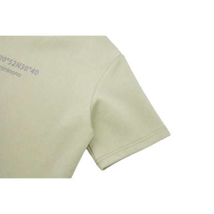 Detailed shot of the drop shoulder and high-density stitching.
