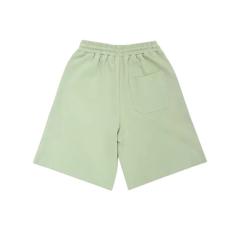 Back view of the heavyweight shorts featuring a functional back pocket.
